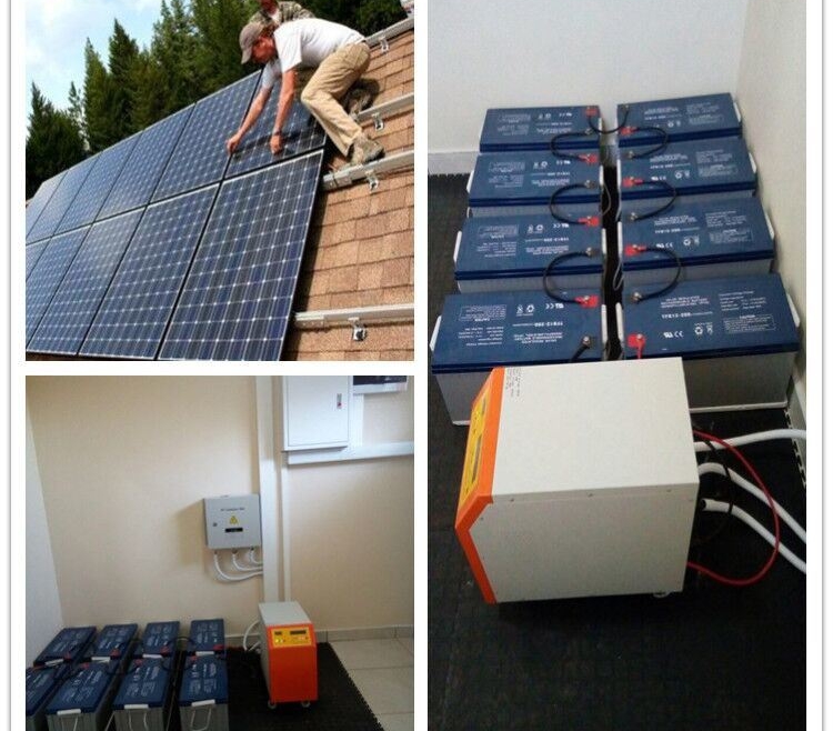Backup Battery Installation for Solar Panel